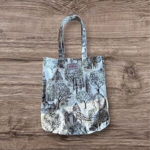 Cath Kidston London Scenery Tote Bag with Pocket Rain Resistant Clean EUC